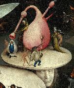 The Garden of Earthly Delights, right panel - Detail disk of tree man, Hieronymus Bosch